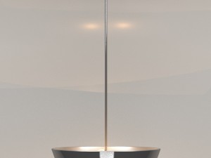 italian pendant lamp cetra by vico magistretti for Model 3D