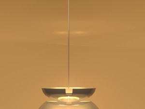 italian pendant lamp cetra by vico magistretti for Model 3D