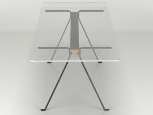 early enzo mari frate table for driade 3Dモデル