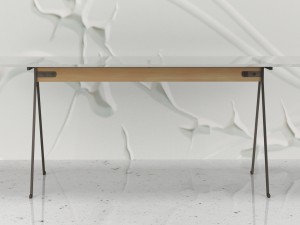 early enzo mari frate table for driade Model 3D