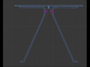 early enzo mari frate table for driade Model 3D