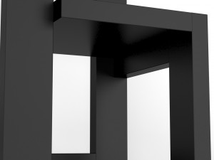 steltman chair designed by gerrit rietveld Model 3D