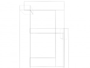 steltman chair designed by gerrit rietveld Model 3D