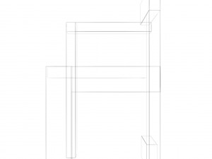 steltman chair designed by gerrit rietveld Model 3D