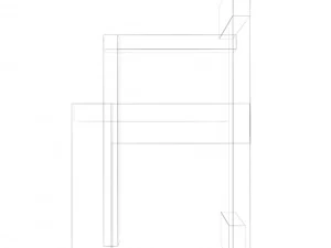 steltman chair designed by gerrit rietveld 3D Model