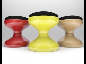 rocchetto stool by castiglioni set Modelo 3D