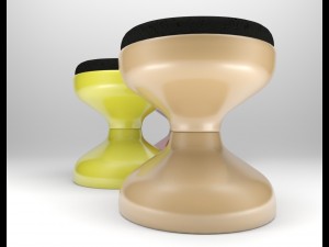 rocchetto stool by castiglioni set 3D 模型