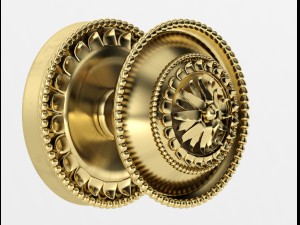 brass handle 3D Model