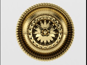 brass handle 3D 模型