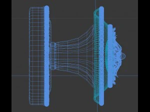 brass handle 3D Model