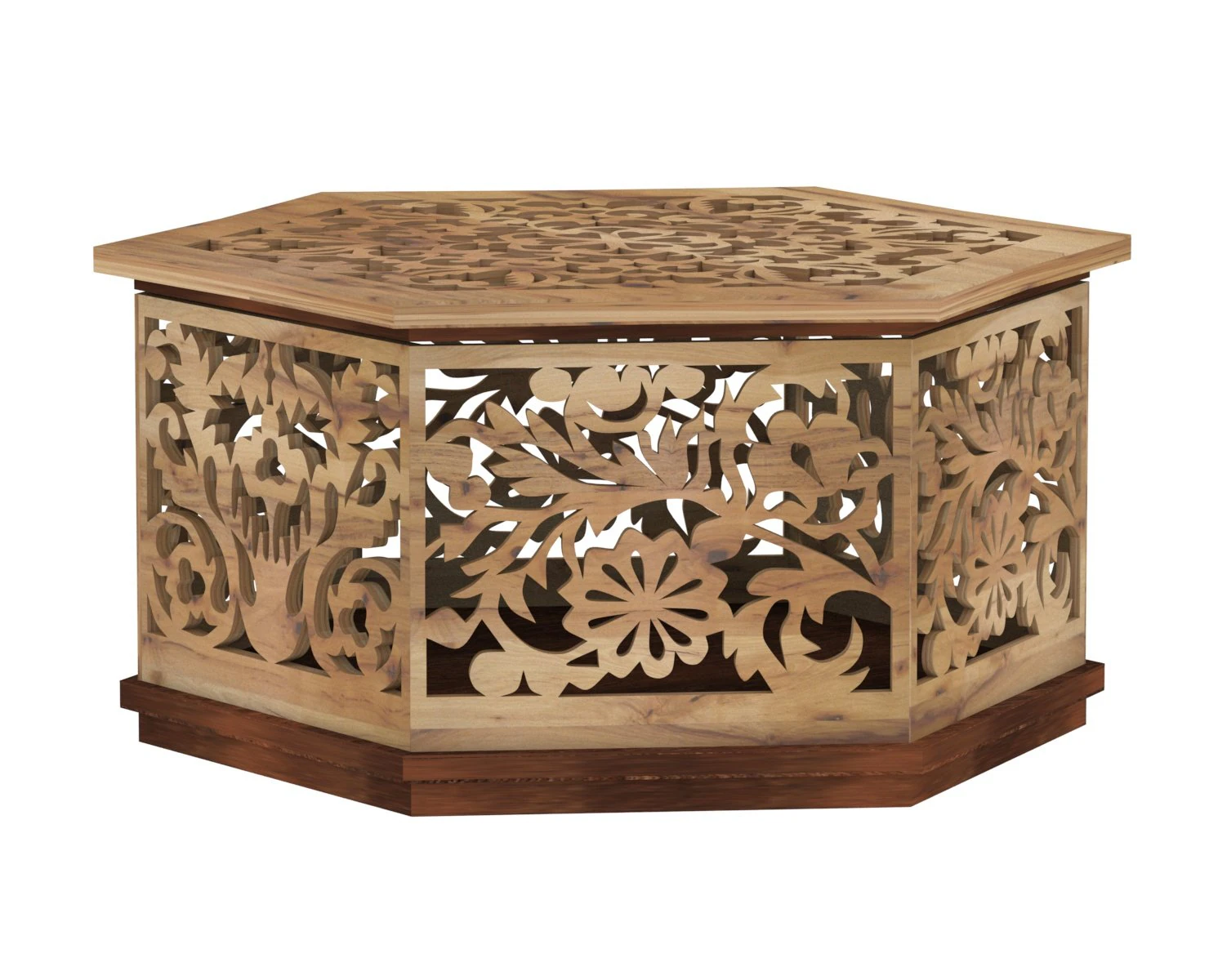 wooden box 3D Model .c4d .max .obj .3ds .fbx .stl .blend 