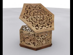wooden box 3D Model