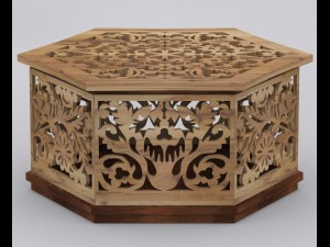 wooden box 3D Model