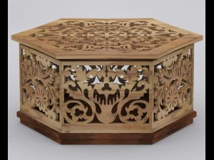 wooden box 3D Model