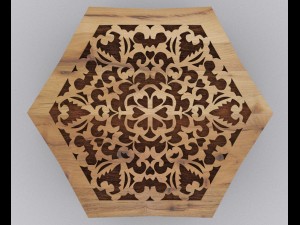 wooden box 3D Model