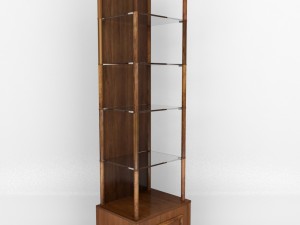faux-bamboo etagere by drexel heritage 3Dモデル