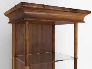 faux-bamboo etagere by drexel heritage 3D मॉडल
