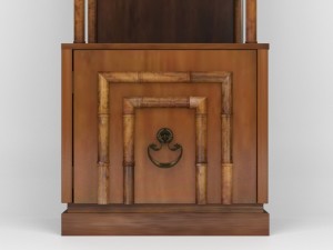 faux-bamboo etagere by drexel heritage 3D मॉडल