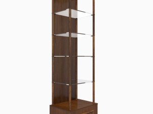 faux-bamboo etagere by drexel heritage 3D मॉडल