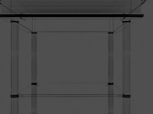 faux-bamboo etagere by drexel heritage 3D Model