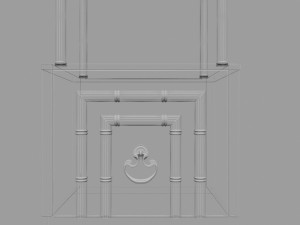 faux-bamboo etagere by drexel heritage 3D मॉडल