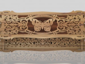 wooden box 3D Model