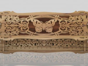 деревянный ящик 3D Модель