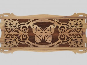 wooden box 3D 모델