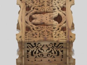 wooden box 3D 모델