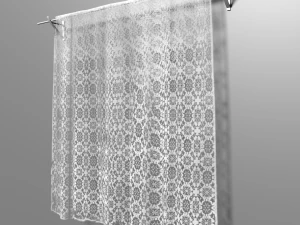 old lace curtain 3D Model
