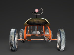 old pedal go-kart Modello 3D