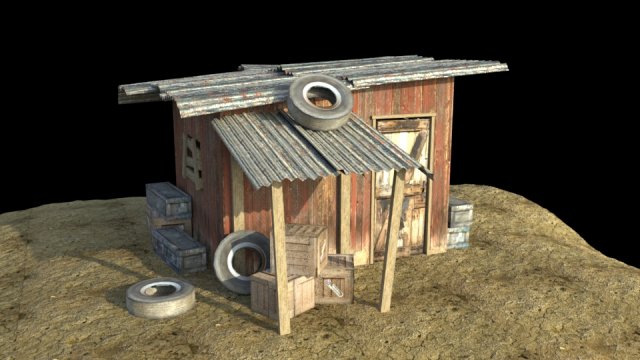house Modelo 3D .c4d .max .obj .3ds .fbx .stl .blend 