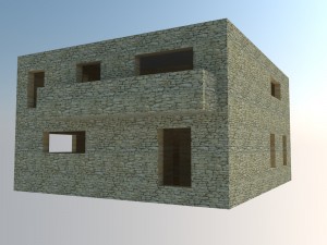 house simple 3D-Modell