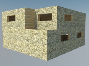 house simple Modello 3D