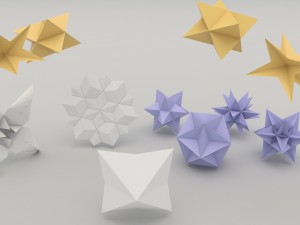 origami flower 3D Model