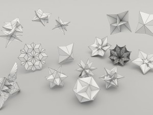 origami flower 3D Model