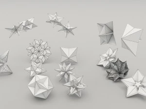 origami flower 3D Model
