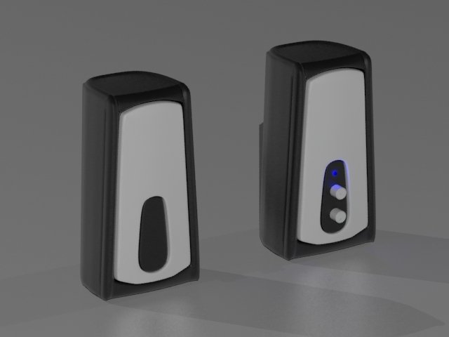 genius sp-g200 speakers Modelo 3D .c4d .max .obj .3ds .fbx .stl .blend 
