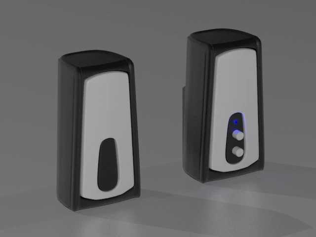 genius sp-g200 speakers 3D Model .c4d .max .obj .3ds .fbx .stl .blend 
