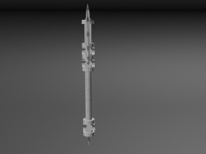 low poly axe 3D 模型