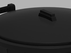 plastic trash can 3D Модель
