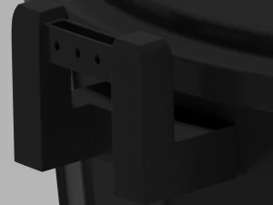 пластиковый мусорный бак 3D Модель