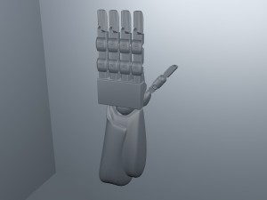 hand metal gear solid 3D Model