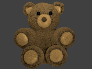 ours en peluche Modèle 3D
