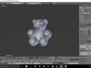 teddy bear Modelo 3D