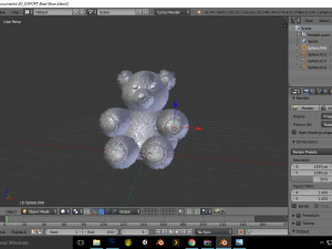 ours en peluche Modèle 3D