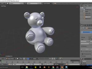 ours en peluche Modèle 3D