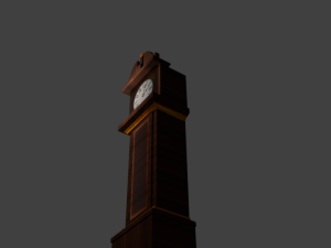 grandfather clock 3D Model