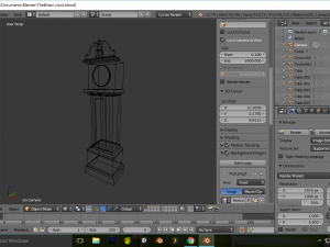 grandfather clock 3D Model