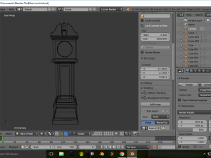 grandfather clock 3D Model